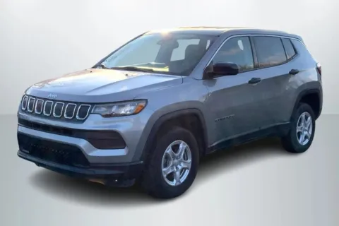 Silver 2022 Jeep Compass Sport SUV 4D for sale in Janesville, WI