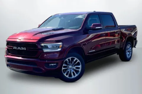 Red 2021 Ram 1500 Crew Cab Laramie Pickup 4D 5 1/2 ft for sale in Janesville, WI