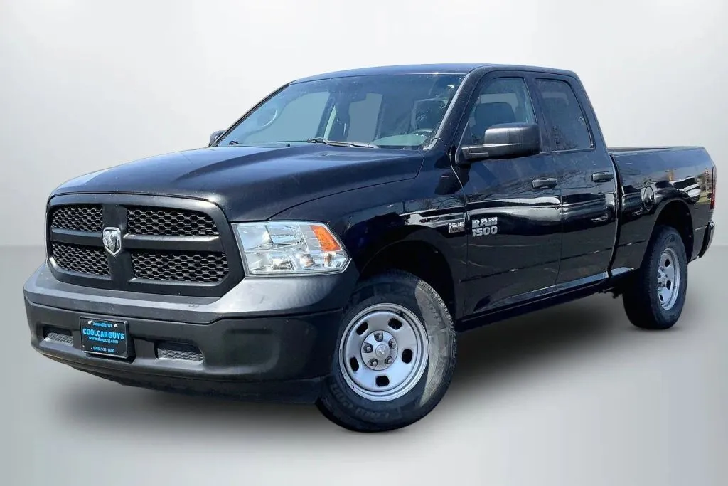 Black 2015 Ram 1500 Quad Cab Tradesman Pickup 4D 6 1/3 ft for sale in Janesville, WI