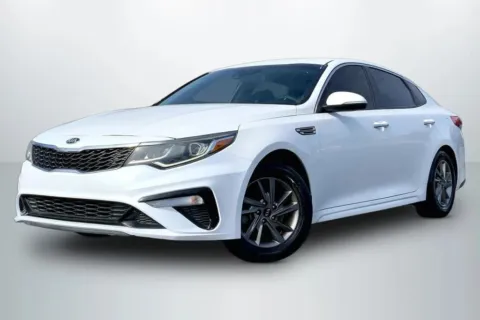 White 2020 Kia Optima LX Sedan 4D for sale in Janesville, WI