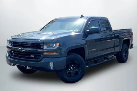 Gray 2017 Chevrolet Silverado 1500 Double Cab Z71 LT Pickup 4D 6 1/2 ft for sale in Janesville, WI