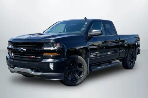 Black 2018 Chevrolet Silverado 1500 Double Cab Z71 LT Pickup 4D 6 1/2 ft for sale in Janesville, WI