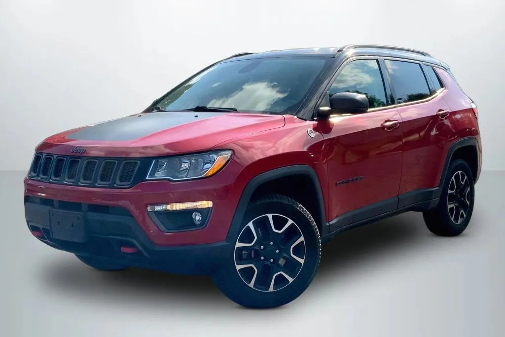 Red 2020 Jeep Compass Trailhawk Sport Utility 4D for sale in Janesville, WI