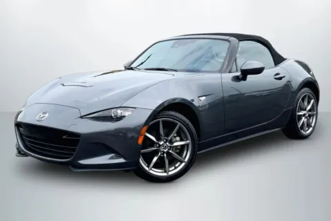 Gray 2023 MAZDA MX-5 Miata Grand Touring Convertible 2D for sale in Janesville, WI