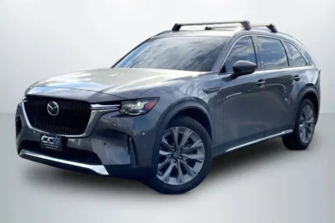 Gray 2024 MAZDA CX-90 3.3 Turbo Premium Sport Utility 4D for sale in Janesville, WI