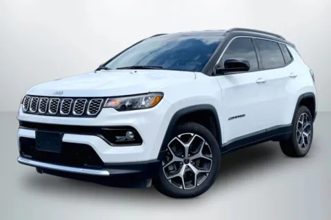 White 2025 Jeep Compass Limited Sport Utility 4D for sale in Janesville, WI