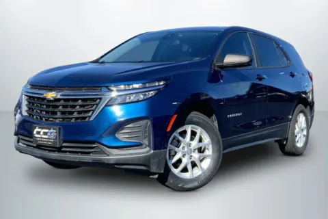 Blue 2022 Chevrolet Equinox LS Sport Utility 4D for sale in Janesville, WI
