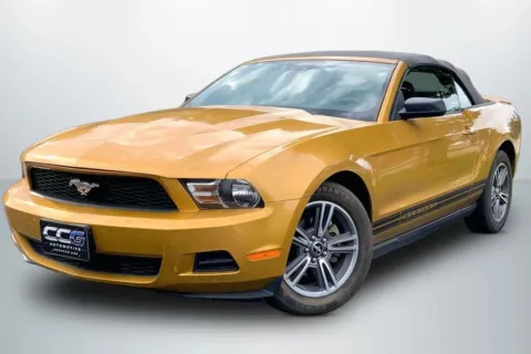 Gold 2010 Ford Mustang Convertible 2D for sale in Janesville, WI