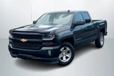Gray 2018 Chevrolet Silverado 1500 Double Cab LT Pickup 4D 6 1/2 ft for sale in Janesville, WI