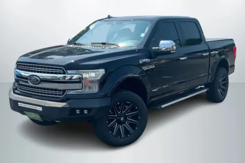 Black 2018 Ford F-150 SuperCrew Cab Lariat Pickup 4D 5 1/2 ft for sale in Janesville, WI