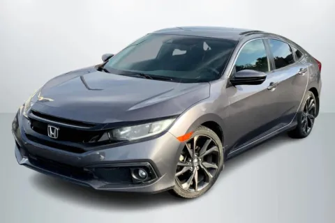 Black 2020 Honda Civic Sport Sedan 4D for sale in Janesville, WI