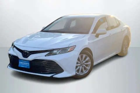 White 2020 Toyota Camry LE Sedan 4D for sale in Janesville, WI