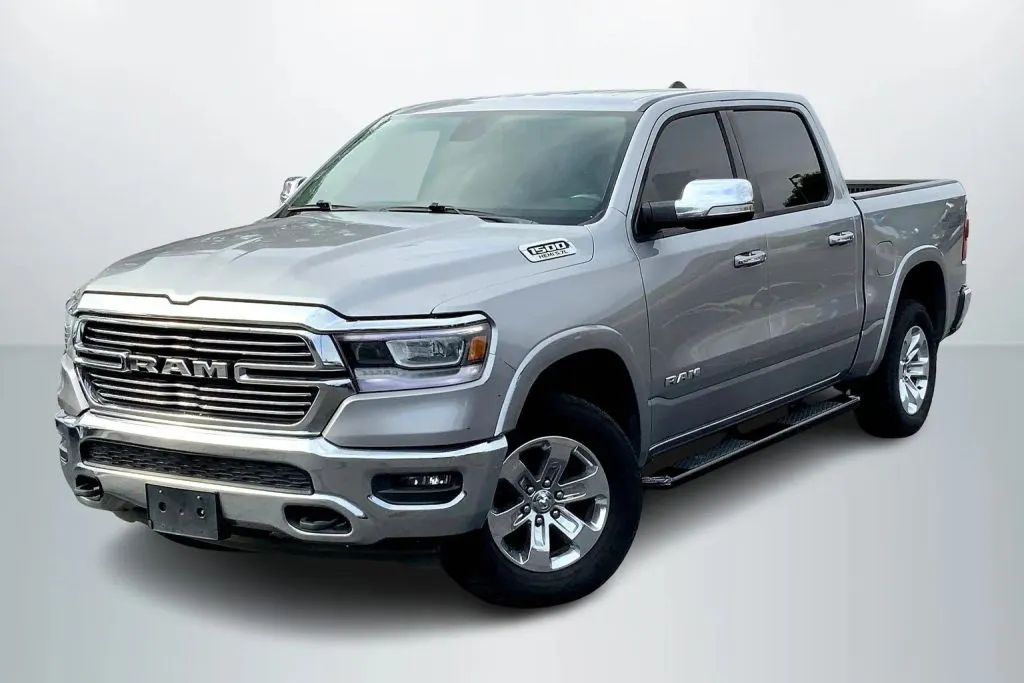 Silver 2020 Ram 1500 Crew Cab Laramie Pickup 4D 5 1/2 ft for sale in Janesville, WI