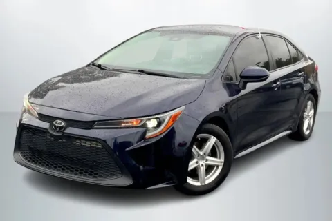 Blue 2021 Toyota Corolla LE Sedan 4D for sale in Janesville, WI