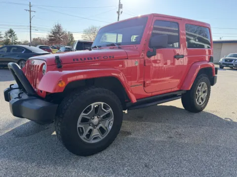 Red 2013 Jeep Wrangler Rubicon for sale in Bedford, IN