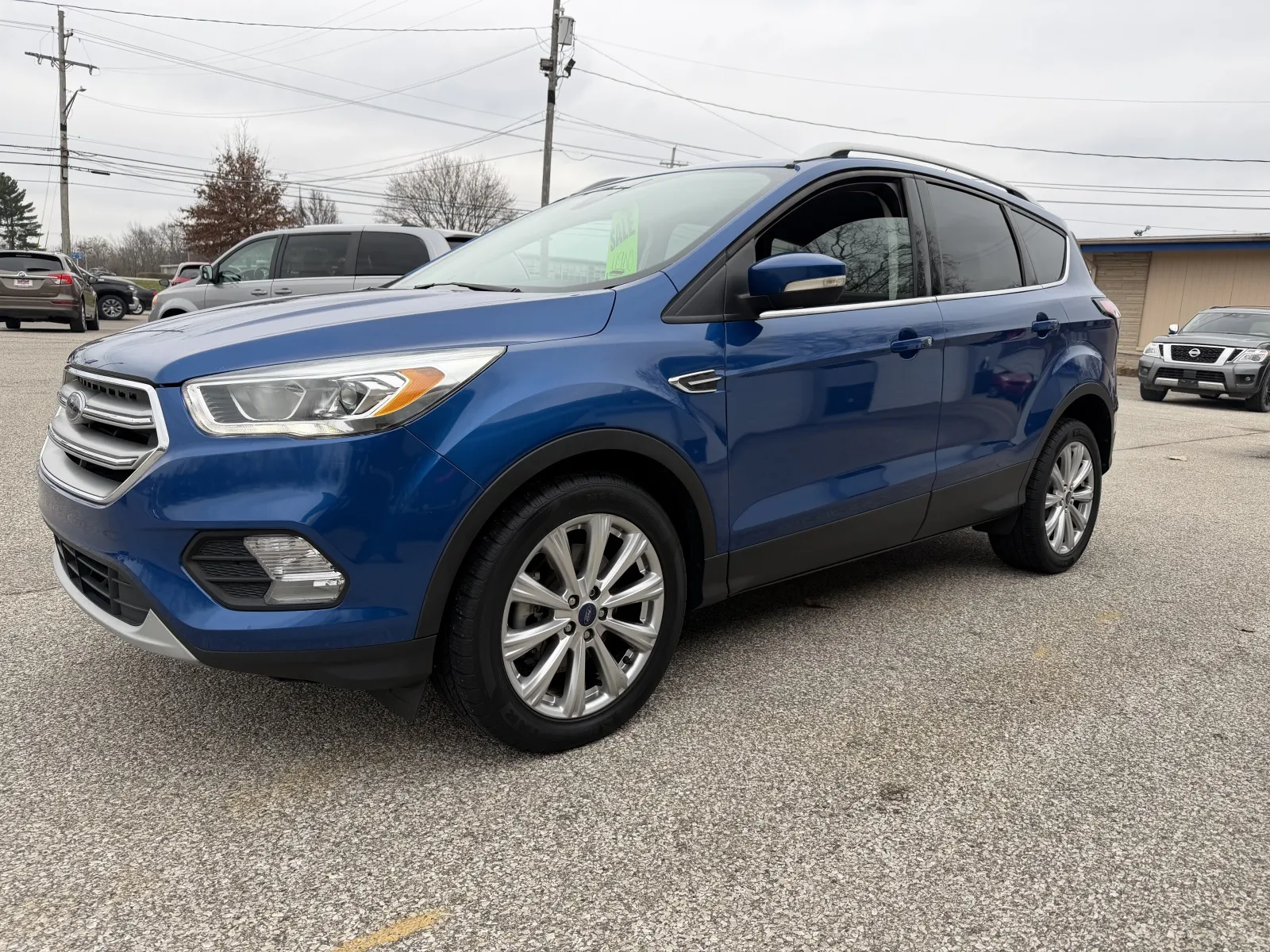 Blue 2017 Ford Escape Titanium for sale in Bedford, IN