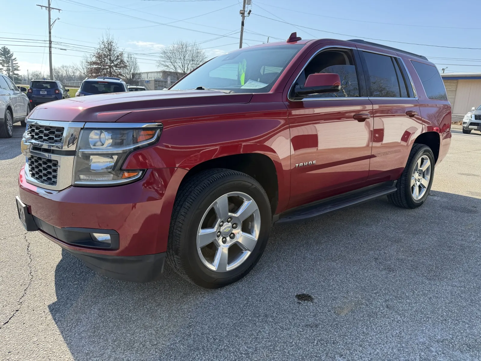Red 2015 Chevrolet Tahoe LT for sale in Bedford, IN