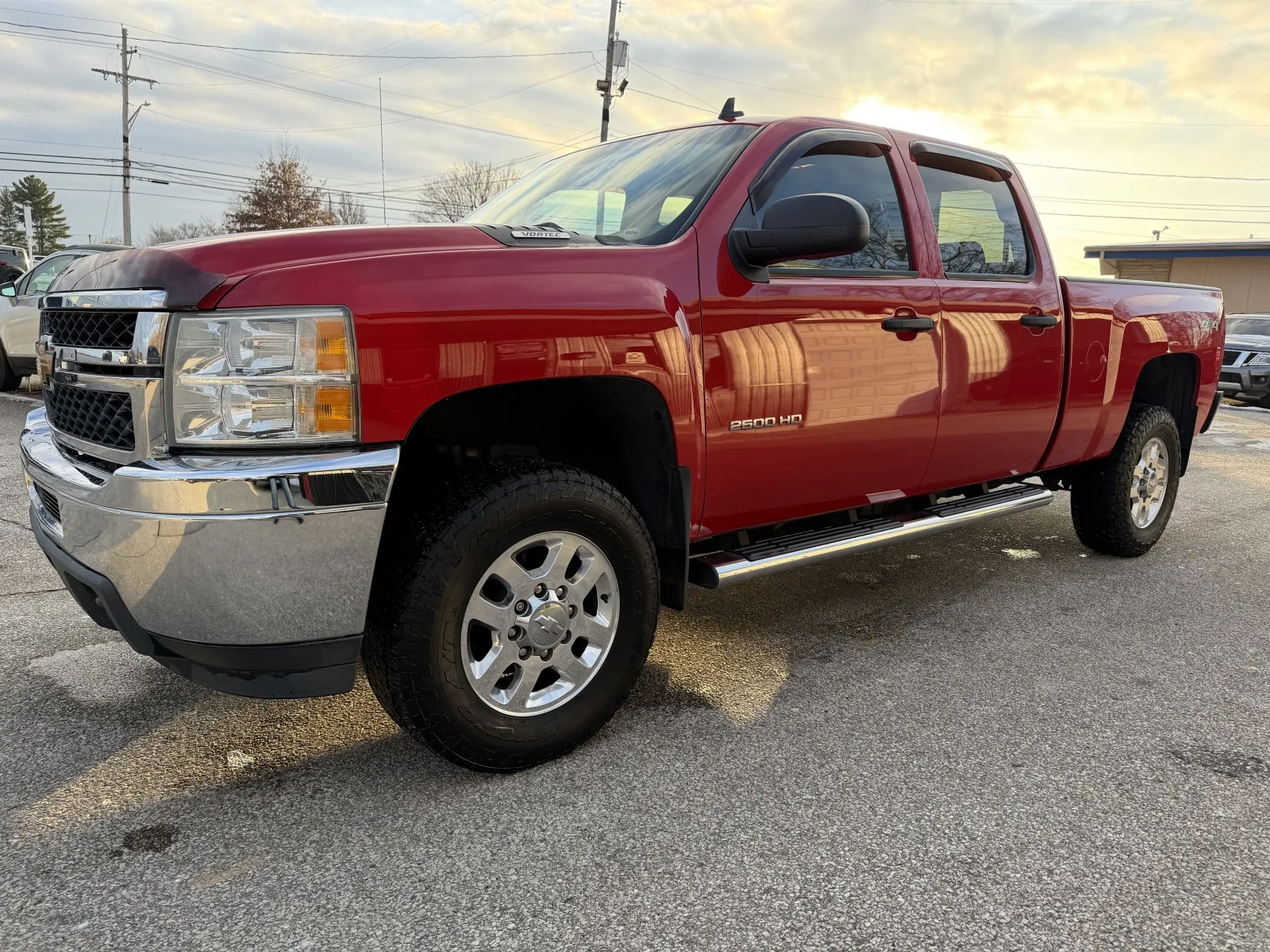 Red 2013 Chevrolet Silverado 2500HD LT for sale in Bedford, IN