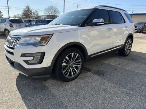 White 2016 Ford Explorer Platinum for sale in Bedford, IN