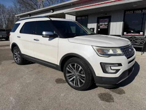 Another view of 2016 Ford Explorer Platinum for sale in Bedford, IN at B&B Cars Inc.