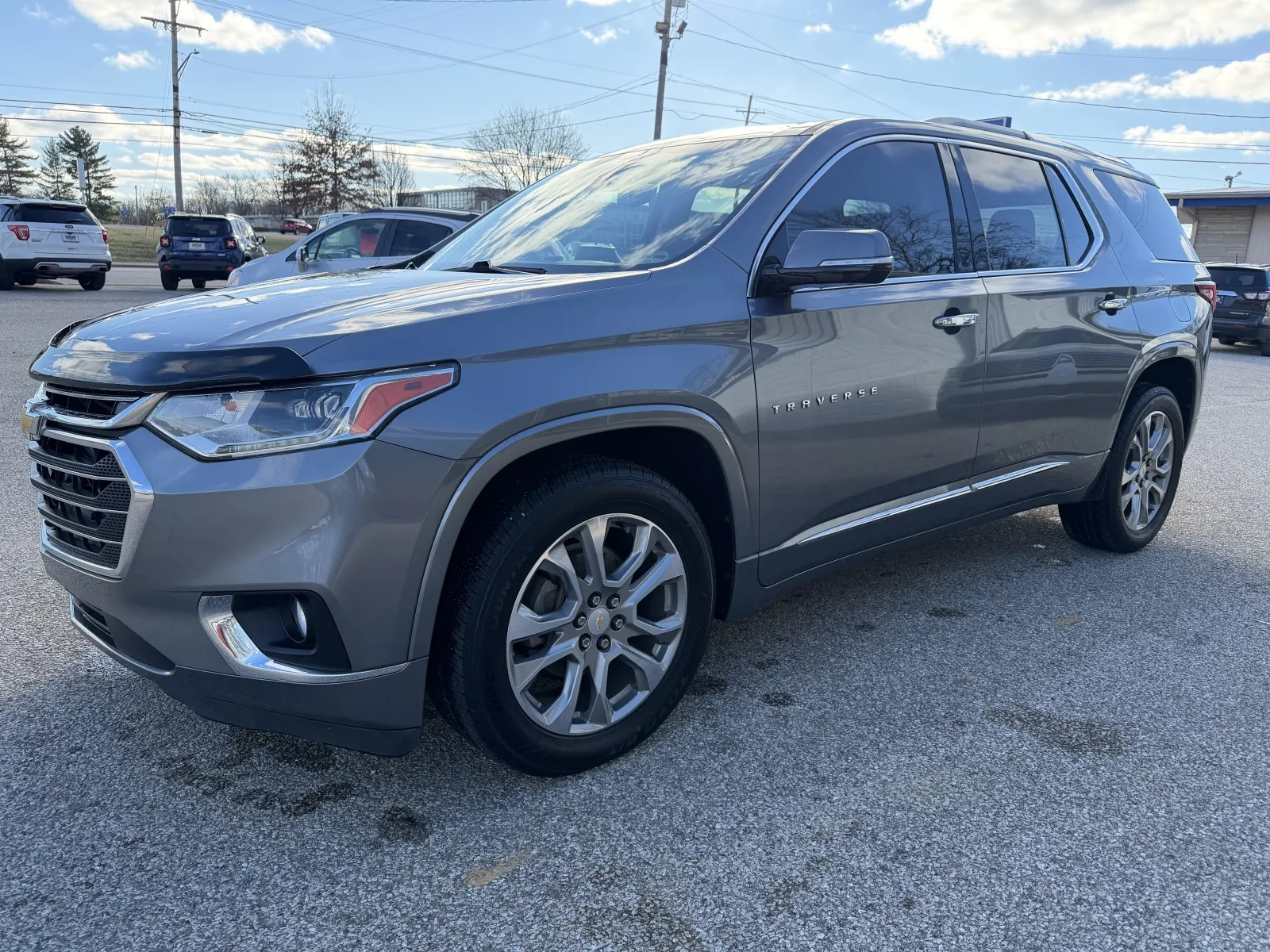 Gray 2018 Chevrolet Traverse Premier for sale in Bedford, IN