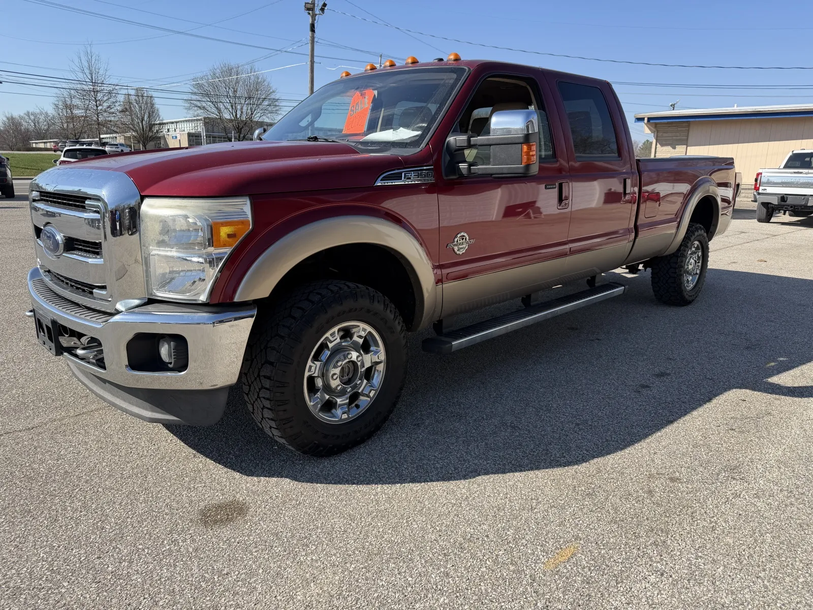 Red 2013 Ford F-350 Super Duty Lariat for sale in Bedford, IN