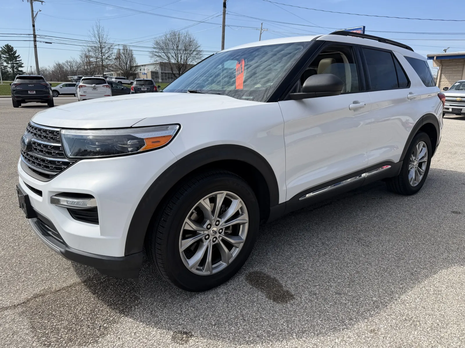 White 2020 Ford Explorer XLT for sale in Bedford, IN