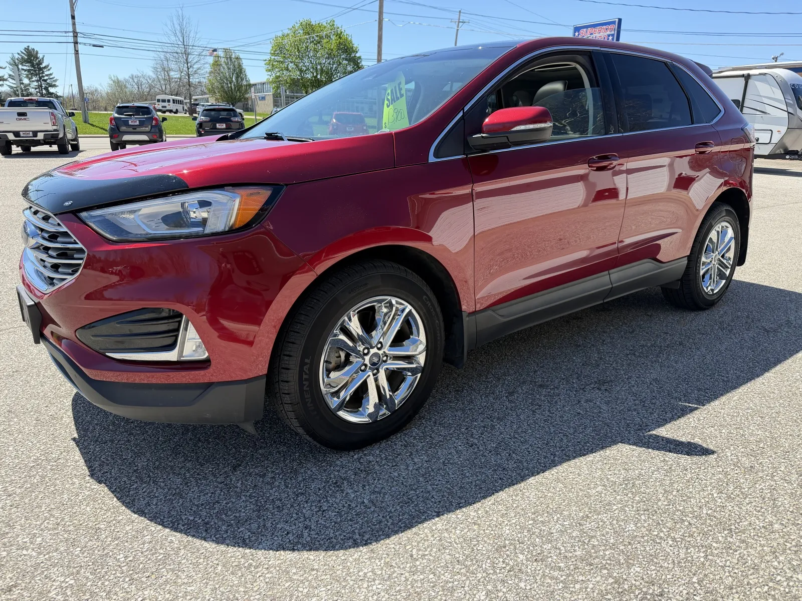 Red 2019 Ford Edge SEL for sale in Bedford, IN