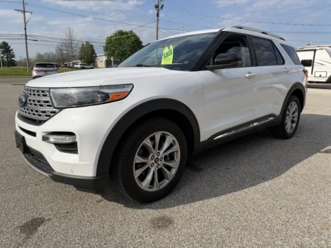 White 2021 Ford Explorer Limited for sale in Bedford, IN