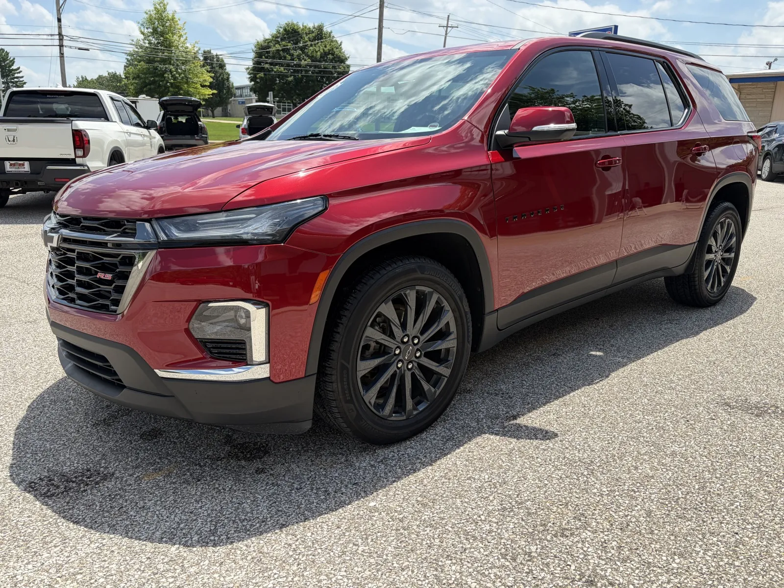 Red 2023 Chevrolet Traverse RS for sale in Bedford, IN