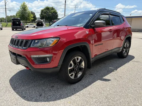 Red 2018 Jeep Compass Trailhawk for sale in Bedford, IN