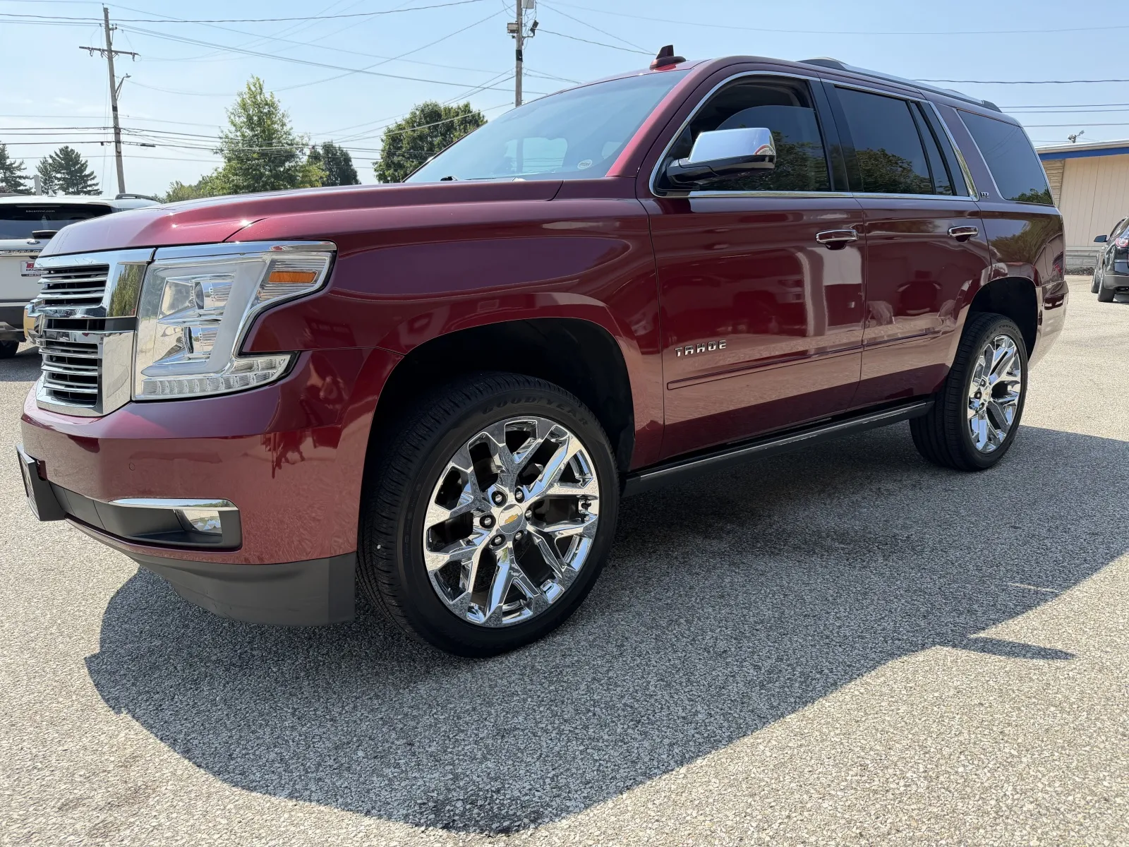 Red 2016 Chevrolet Tahoe LTZ for sale in Bedford, IN
