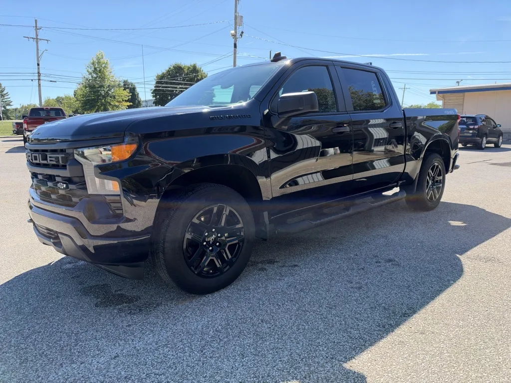 Black 2022 Chevrolet Silverado 1500 Custom for sale in Bedford, IN