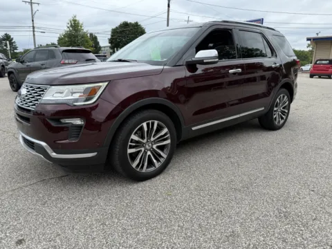 Red 2019 Ford Explorer Platinum for sale in Bedford, IN
