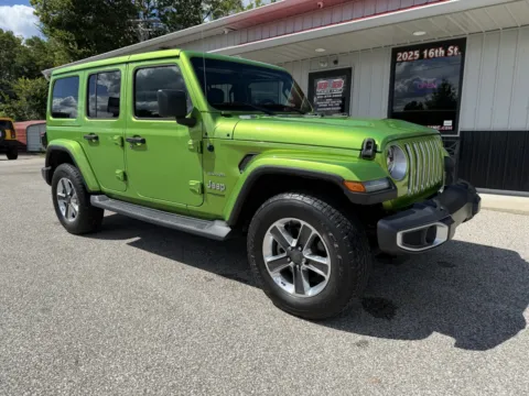 Another view of 2019 Jeep Wrangler Unlimited Sahara for sale in Bedford, IN at B&B Cars Inc.