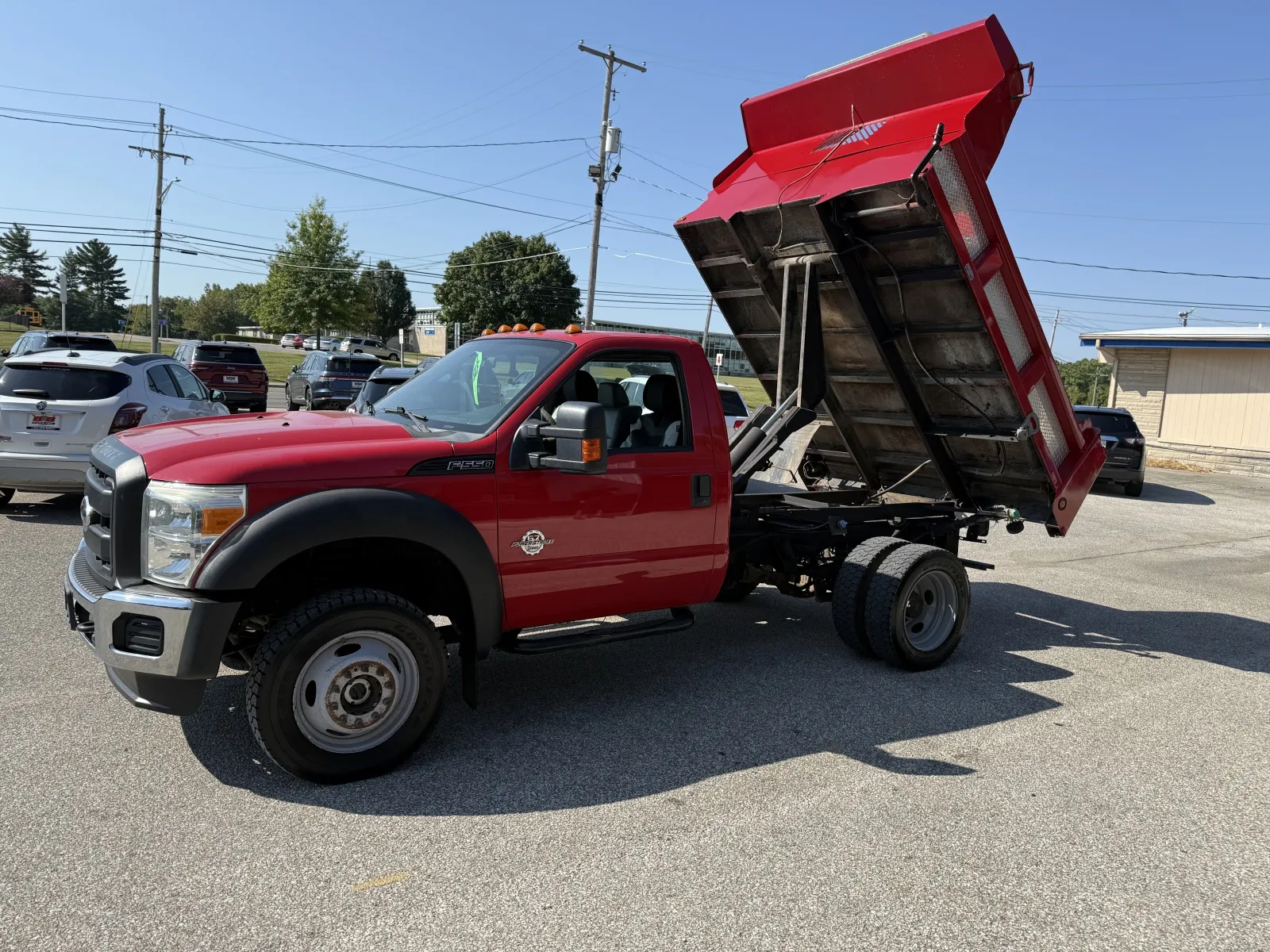 Red 2011 Ford F-550 Super Duty XL for sale in Bedford, IN