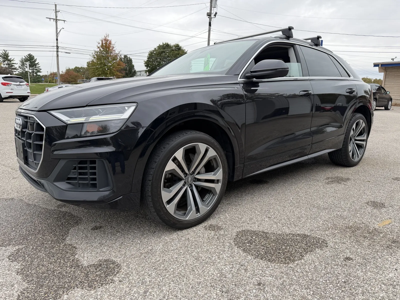 Black 2019 Audi Q8 quattro Premium Plus 55 TFSI for sale in Bedford, IN