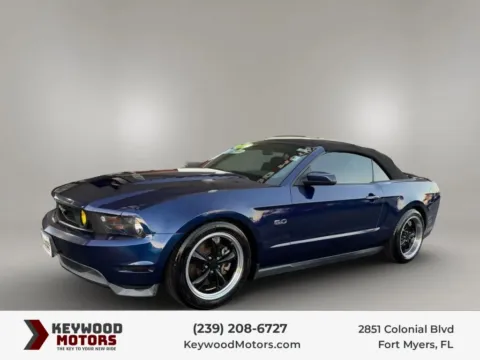 Blue 2012 Ford Mustang GT Convertible 2D for sale in Fort Myers, FL