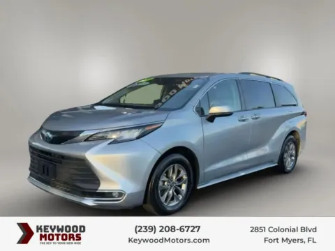 Silver 2023 Toyota Sienna XLE Minivan 4D for sale in Fort Myers, FL
