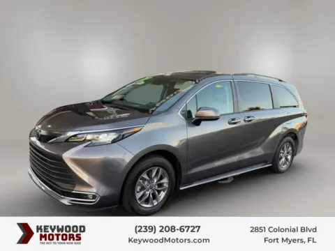 Gray 2024 Toyota Sienna XLE Van 4D for sale in Fort Myers, FL