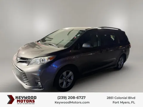 Gray 2020 Toyota Sienna LE Minivan 4D for sale in Fort Myers, FL