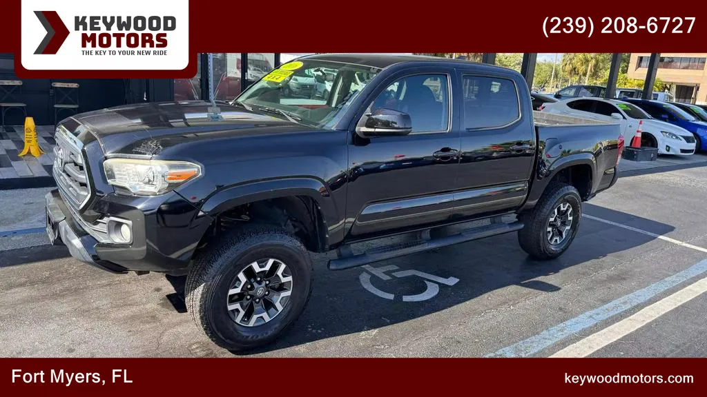 Used 2016 Toyota Tacoma Double Cab SR5 Pickup 4D 5 ft for sale in