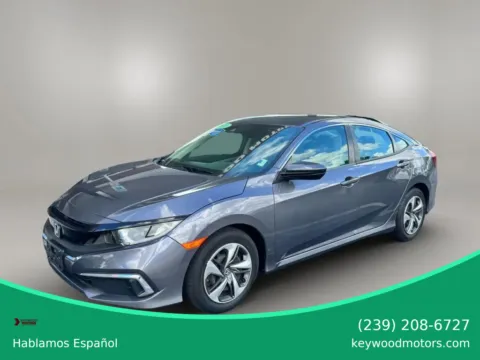 Gray 2021 Honda Civic LX Sedan 4D for sale in Fort Myers, FL