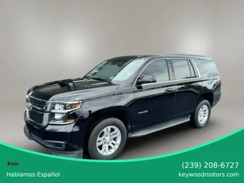 Black 2019 Chevrolet Tahoe LT Sport Utility 4D for sale in Fort Myers, FL
