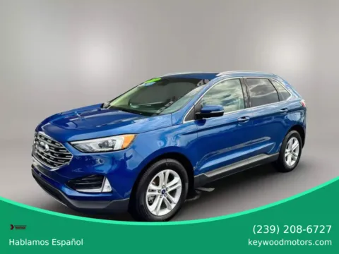 Blue 2020 Ford Edge SEL Sport Utility 4D for sale in Fort Myers, FL