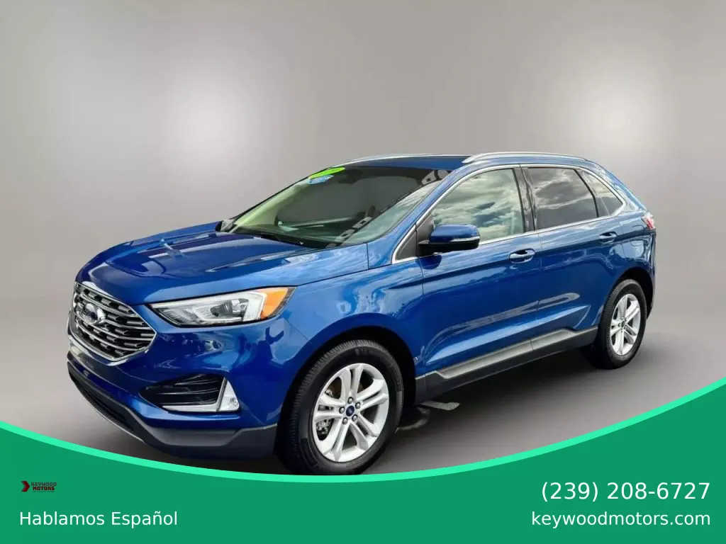 Blue 2020 Ford Edge SEL Sport Utility 4D for sale in Fort Myers, FL