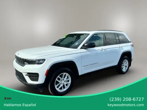 White 2024 Jeep Grand Cherokee Laredo X Sport Utility 4D for sale in Fort Myers, FL