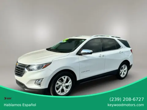 White 2021 Chevrolet Equinox Premier Sport Utility 4D for sale in Fort Myers, FL