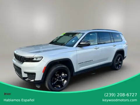 Silver 2022 Jeep Grand Cherokee L Altitude Sport Utility 4D for sale in Fort Myers, FL