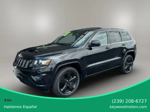 Black 2015 Jeep Grand Cherokee Altitude Sport Utility 4D for sale in Fort Myers, FL